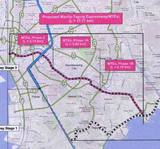 Manila-Taguig expressway under evaluation by DPWH image