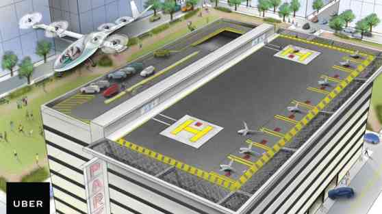 Uber aims for flying taxis in the near future image