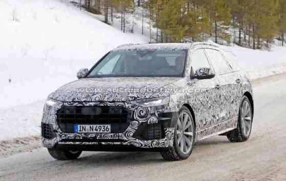 Spied: Audi Q8 prototype spotted with new grill, sleeker profile image