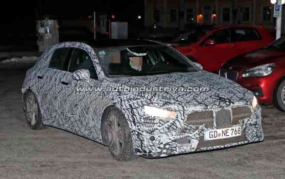 Spied: Next-gen Mercedes A-Class seen with production body image