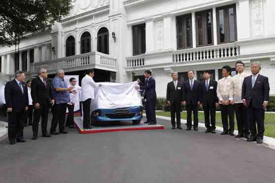 Mitsubishi presents first Philippine-made Mirage G4 to President Duterte image