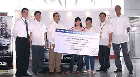 Toyota Awards 500,000th Customer image