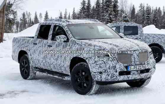 Spied: Mercedes-Benz X-Class seen with production body image