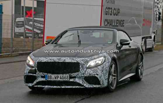 Spied: Mercedes S63 AMG Cabriolet to follow updated S-Class lineup image
