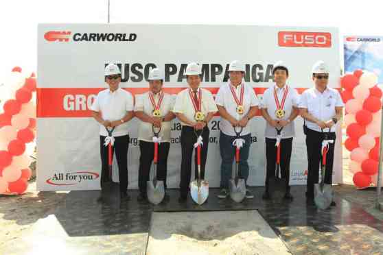 FUSO dealership breaks ground in Pampanga  image