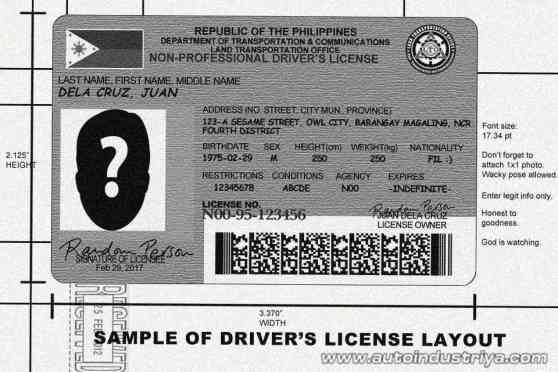 Recto-based organization looking to supply LTO with license cards image