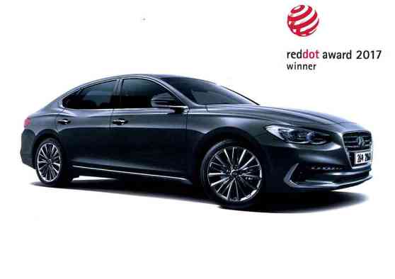 2017 Hyundai Azera receives recognition from Red Dot Awards image