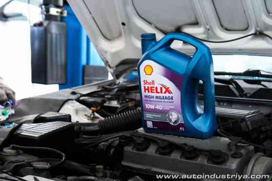 Shell Helix High Mileage oil introduced to the Philippines image