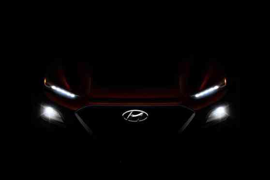 Hyundai releases new teaser image of Kona crossover image