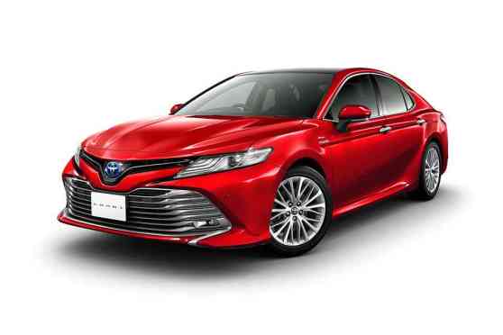 2018 Toyota Camry for Japan revealed online image