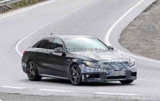 Spied: 2018 Mercedes-AMG C63 spotted with revised front fascia image