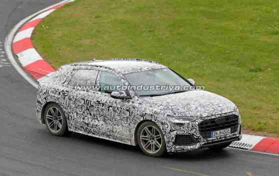 Spied: Audi Q8 spotted at the 'ring with interior details image