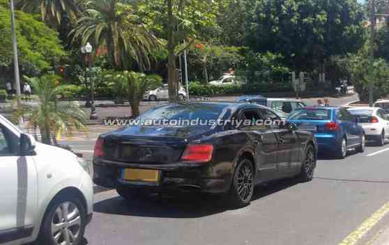 Spied: Bentley Flying Spur begins real-body prototype testing image