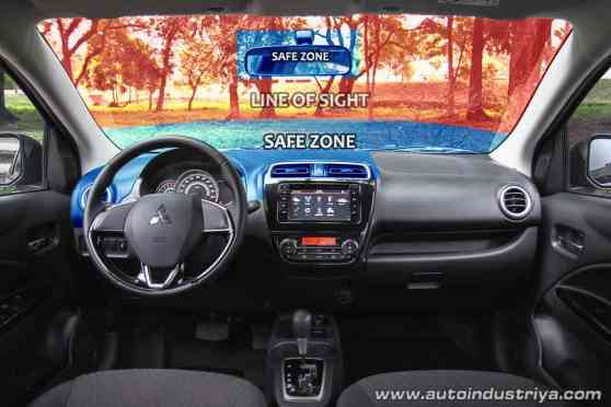 Safe zones for Anti-Distracted Driving line of sight rule defined image