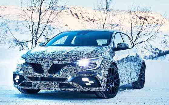 Renault releases new images of 2018 Megane RS prototype image