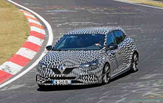 Spied: 2018 Renault Megane RS testing at the Nurbugring image