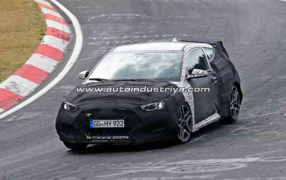 Spied: 2019 Hyundai Veloster N heads to the Nurburgring image