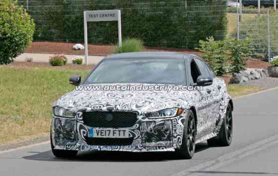Spied: Jaguar XE-based test mule hints at more powerful version image