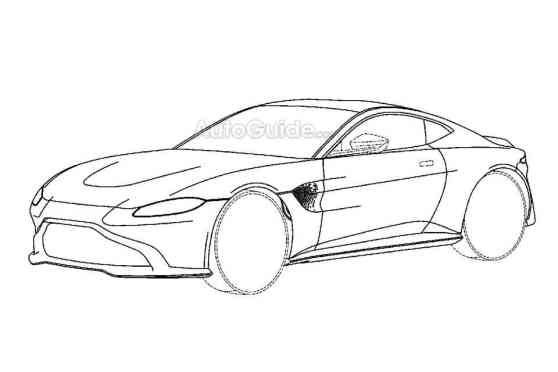 Patent reveals possible next-gen Aston Martin Vantage design image