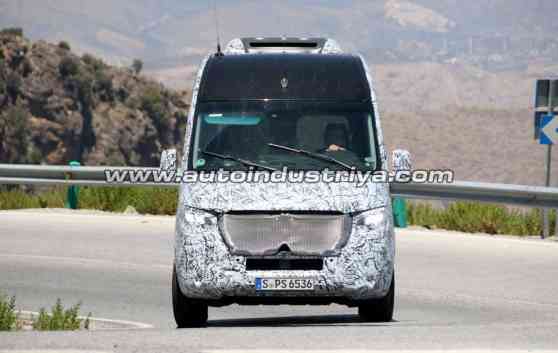 Spied: Next-gen Mercedes-Benz Sprinter undergoes hot weather tests image