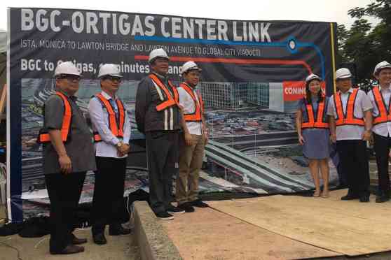DPWH begins construction of BGC-Ortigas Link Road image