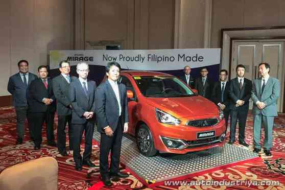 Mitsubishi Motors Philippines begins local production of Mirage hatch image