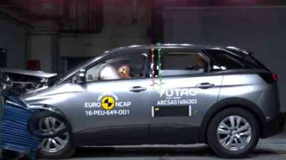 2017 Peugeot 3008 gets five stars in latest crash test image