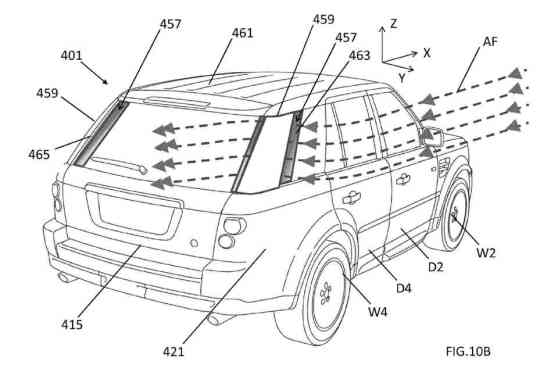Report: Jaguar-Land Rover patents active aero panels for cars and SUVs image