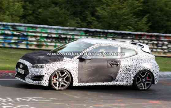 Spied: 2019 Hyundai Veloster N spotted anew with less camo image