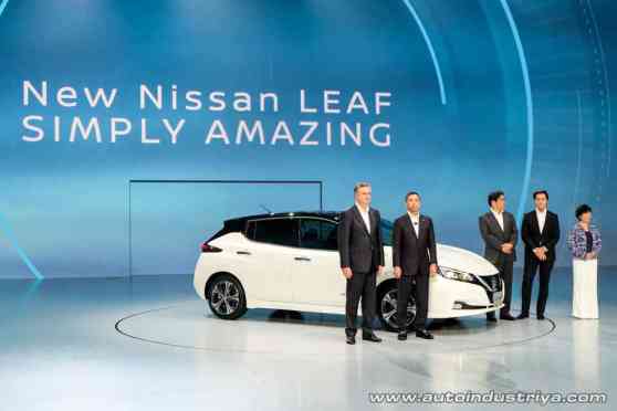 2018 Nissan Leaf makes world premiere, gets 400 km range image