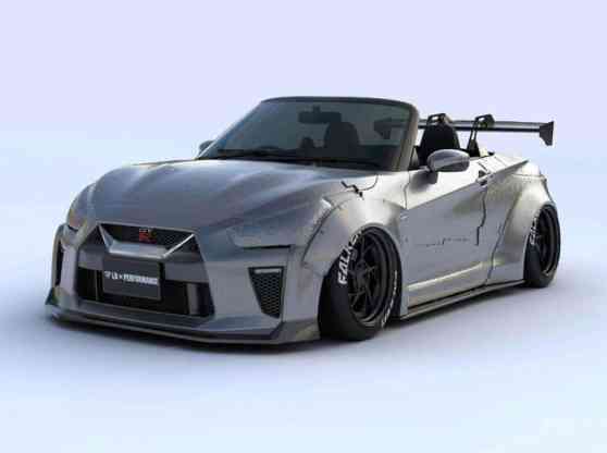 Liberty Walk transforms a Daihatsu into a mini Nissan GT-R image