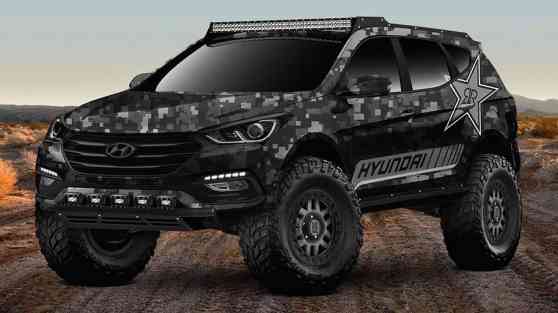 Hyundai goes extreme with one-off Santa Fe Sport Concept Hyundai goes extreme with one-off Santa Fe Sport Concept image