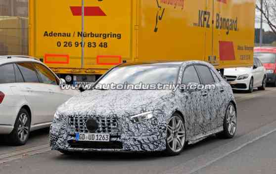 Spied: Mercedes-AMG A45 sports revised exhaust setup image