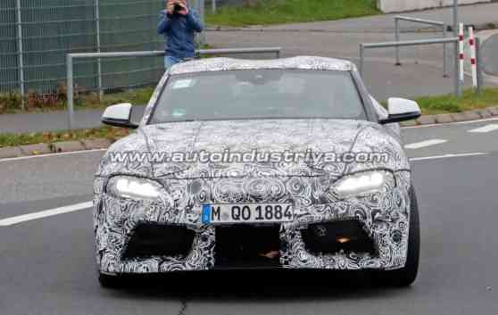 Spied: Toyota Supra shows production headlights, taillights image