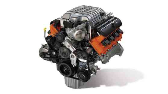 Supercharged Hellcat V8 motor now available in 'Hellcrate' form image