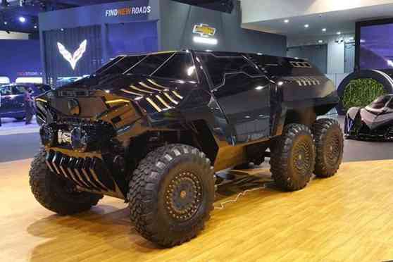 Devel introduces murdered out 6x6 SUV concept &ndash; the Sixty image