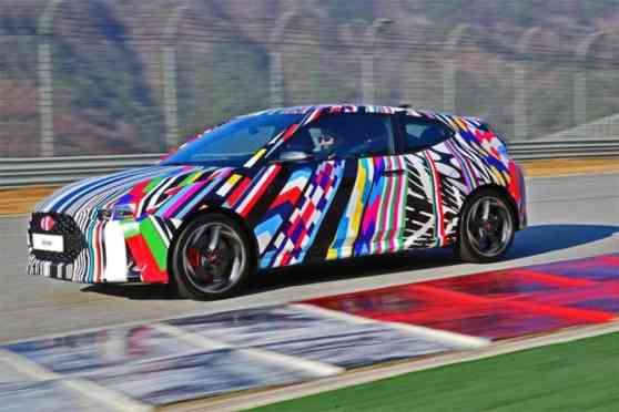 First images of 2019 Hyundai Veloster prototype released image