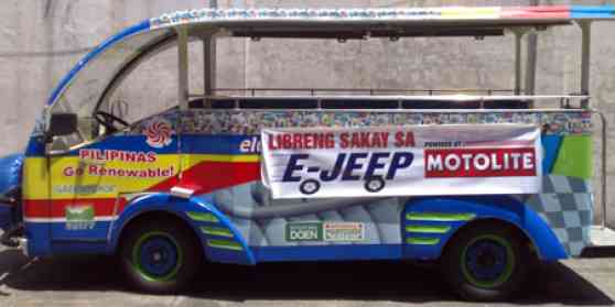 Motolite powers electric jeepneys image