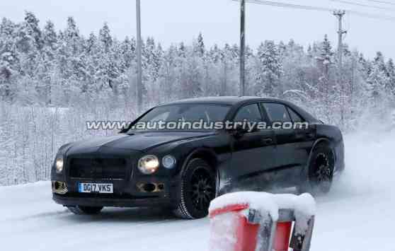 Spied: Next-gen Bentley Flying Spur out testing in the snow image