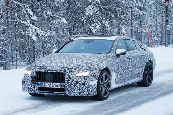 Spied: Mercedes-AMG GT4 caught playing in the snow image