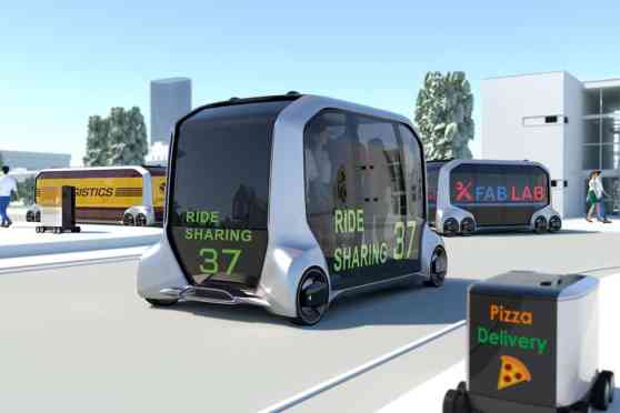 Toyota envisions e-Pallete as future autonomous service vehicle image