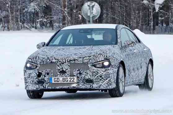 Spied: First glimpse of upcoming Mercedes-Benz CLA image