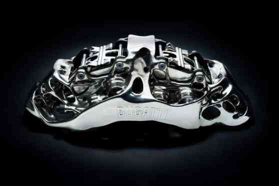 Bugatti just made a titanium brake caliper using a 3D printer image