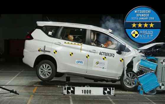 Mitsubishi Xpander scores high points for crash protection image