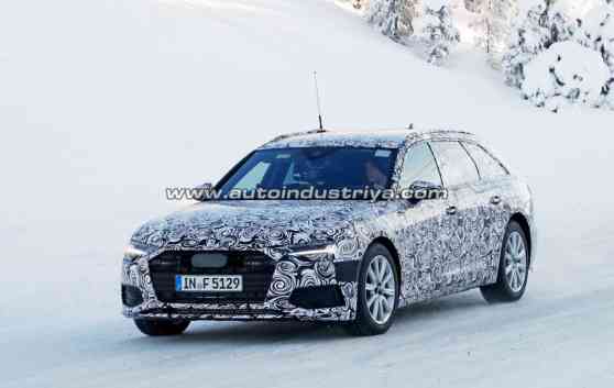 Spied: Sleek new Audi A6 Avant goes for a winter drive image