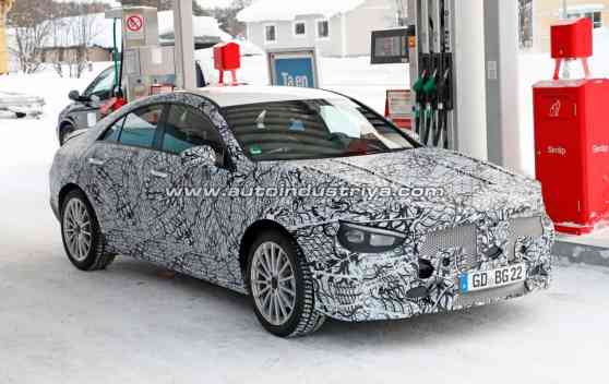Spied: Mercedes-Benz CLA shows its sleek, swoopy profile image
