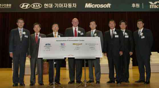 Hyundai-Kia, Microsoft & IITA Open Automotive IT Center image