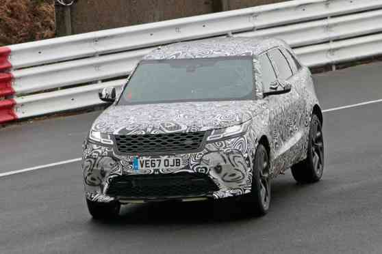 Spied: Supercharged Range Rover Velar SVR takes on the 'Ring image