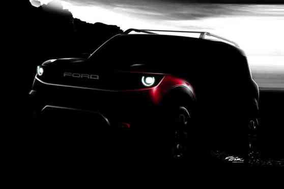 Ford's baby off-roader lurks in the shadows before New York debut image