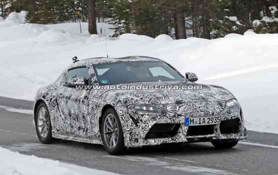 Spied: Thinly-veiled Toyota Supra plays in the snow, could debut soon image